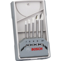Набор из 5 сверл для плитки BOSCH CYL-9 Ceramic, 4–10 мм