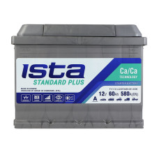 Автомобільний акумулятор ISTA Standard Plus 60Аh 580А R+ (L2)
