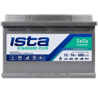 Автомобильный аккумулятор ISTA Standard Plus 74Ah 680A R+ (L3)
