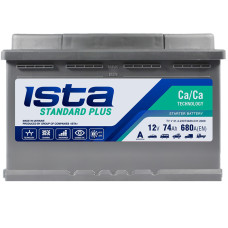Автомобільний акумулятор ISTA Standard Plus 74Ah 680A R+ (L3)