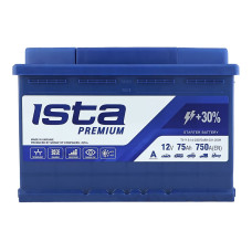 Автомобільний акумулятор ISTA Premium 75Ah 750A L+ (L3)