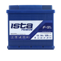 Автомобільний акумулятор ISTA Premium 54Ah 520A L+ (L1)