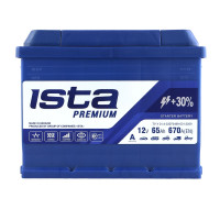 Автомобільний акумулятор ISTA Premium 65Ah 670A L+ (L2)