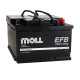 Автомобільний акумулятор MOLL EFB 74Ah 720A R+ (L3)