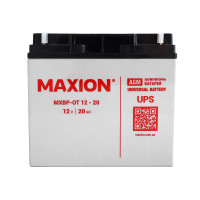 Промышленный аккумулятор MAXION AGM 12V 20Ah R+ (правый +) 12-20