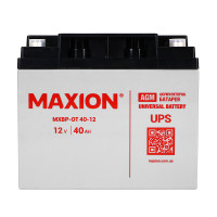 Акумулятор промисловий MAXION MXBP-OT 40-12 (12V, 40Ah, -/+)