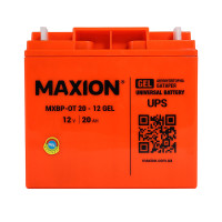 Промышленный аккумулятор MAXION GEL 12V 20Ah R+ (правый +) 12-20