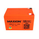 Акумулятор промисловий MAXION MXBP-OT 14-12 GEL (12V, 14А)