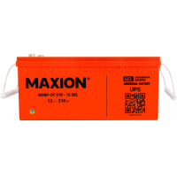 Промышленный аккумулятор MAXION GEL 12V 210Ah R+ (правый +) 12-210