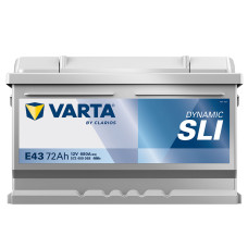 VARTA Blue Dynamic (E43) 72Ah 680A R+ (LB3) (h=175)