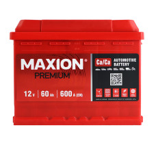 Автомобільний акумулятор MAXION Premium 60Аh 600A L+ (L2)
