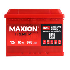 Автомобільний акумулятор MAXION Premium 65Аh 670A R+ (L2)