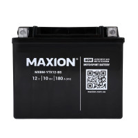 Мото акумулятор MAXION MXBM-YTX12-BS (12V, 10Ah, 180A, +/-)