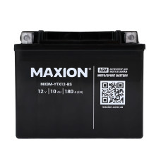 Мото акумулятор MAXION MXBM-YTX12-BS (12V, 10Ah, 180A, +/-)