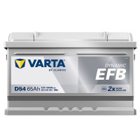 Автомобильный аккумулятор VARTA Blue Dynamic EFB 65Ah 650A R+ (правый +) D54