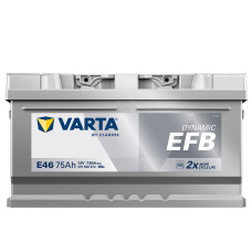 Автомобільний акумулятор VARTA Blue Dynamic EFB (E46) 75Ah 730A R+ (LB4) (h=175)
