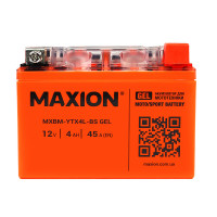 Мото акумулятор MAXION 24MXBM-YTX4L-BS GEL (12V, 4Ah, 45A, -/+)