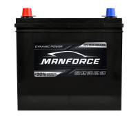 Автомобільний акумулятор MANFORСE Asia smf  55Ah 520A L+ (NS60) толст.к.