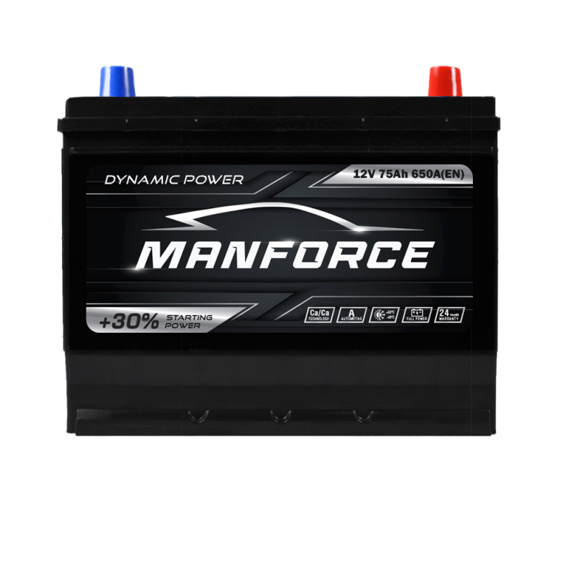 Автомобільний акумулятор MANFORСE Asia smf (N50) 75Ah 650A R+