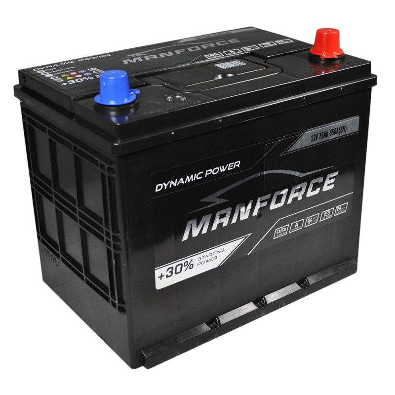 Автомобільний акумулятор MANFORСE Asia smf (N50) 75Ah 650A R+