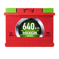 Автомобільний акумулятор MAXION Diesel MF  68Ah 640A L+ (L2)