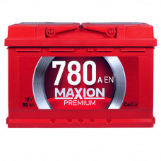 Автомобільний акумулятор MAXION Premium TR  80Аh 780A  R+ (L3)