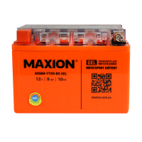 Мото аккумулятор MAXION GEL 12V, 9A L+ (левый +) YTX  9-BS