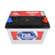 Автомобільний акумулятор MAXION EFB Asia 75Ah 750A R+ (правий +) SMF N50