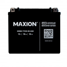 Мото акумулятор MAXION MXBM-YTX20-BS (12V, 18Ah, 290A, +/-)