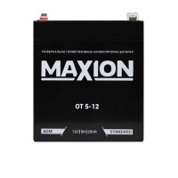 Промышленный аккумулятор MAXION AGM 12V 5Ah L+ (левый +) 12-5
