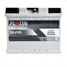 Автомобільний акумулятор PLATIN Silver MF 65Ah 640A L+ (L2)