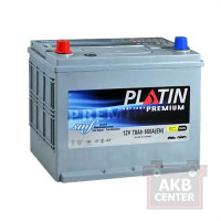 Автомобильный аккумулятор PLATIN Premium Asia 70Ah 660A L+ (левый +) SMF