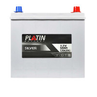 Автомобильный аккумулятор PLATIN Silver Asia 59Ah 520A R+ (правый +) SMF