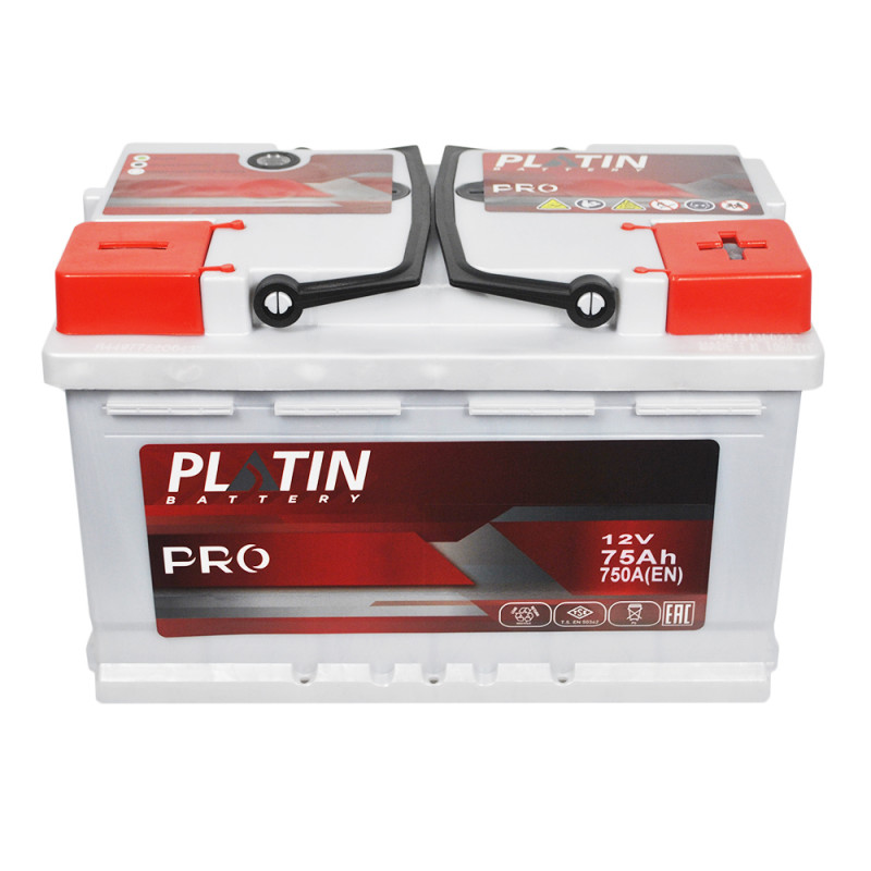 Автомобільний акумулятор PLATIN Pro MF  75Ah 750A R+ (L3В)