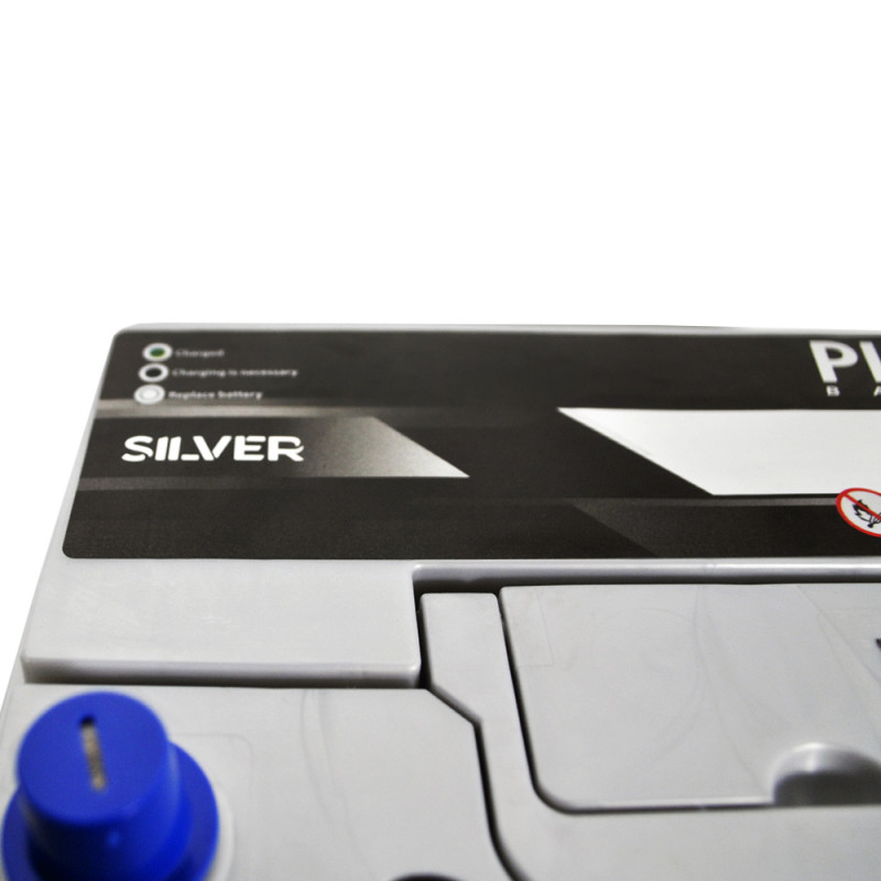 Автомобільний акумулятор PLATIN Silver Asia SMF  80Ah 800A R+ (N50) н.к.