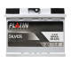 Автомобильный аккумулятор PLATIN Silver 60Ah 600A L+ (левый +) MF