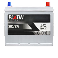 Автомобільний акумулятор PLATIN Silver Asia SMF 80Ah 780A R+ (N50) н.к.