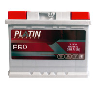 Автомобільний акумулятор PLATIN Pro MF 60Ah 540A L+