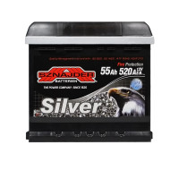 Автомобильный аккумулятор SZNAJDER Silver 55Ah 520A  L+ (левый +) L1 (555 85) 