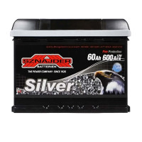 Автомобильный аккумулятор SZNAJDER Silver 60Ah 600A R+ (правый +) L2