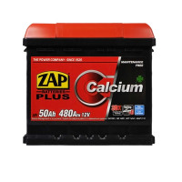 Автомобільний акумулятор ZAP Plus  50Ah 480A R+ (550 98) (L1B) (h=175)