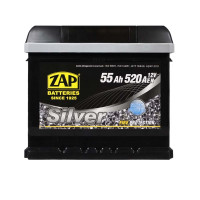Автомобільний акумулятор ZAP Silver  55Ah 520A L+ (555 85) (L1)