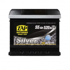 Автомобільний акумулятор ZAP Silver  55Ah 520A L+ (555 85) (L1)