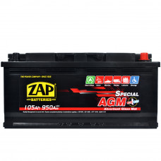 Автомобільний акумулятор ZAP AGM 105Ah 950A R+ (L6) (605 02)