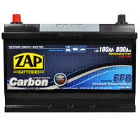 Автомобільний акумулятор ZAP Carbon Start Stop EFB  Asia 100Аh 800А L+ (D31) (600 47)