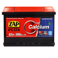 Автомобильный аккумулятор ZAP Plus 62Ah 580A R+ (правый +) 562 98