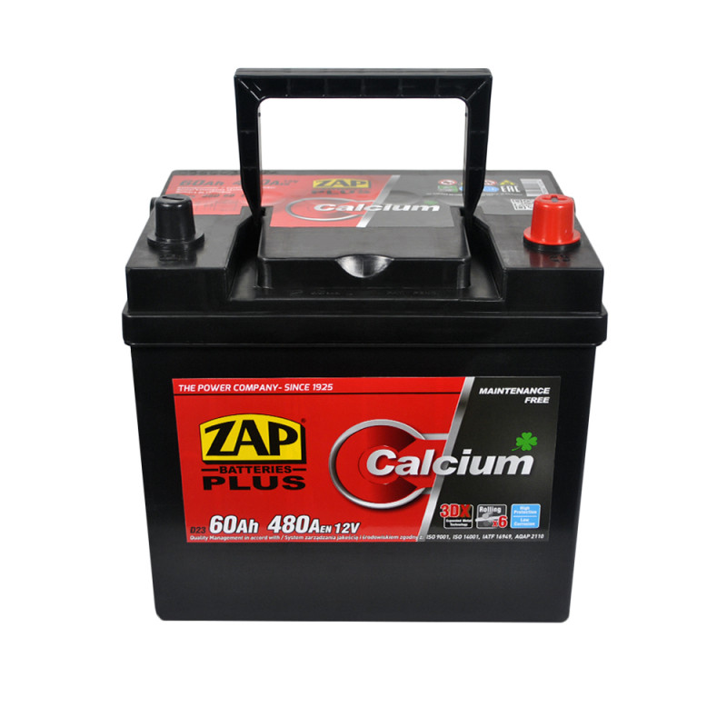 ZAP Plus Calcium Asia (560 68) (D23) 60Аh 480А R+