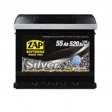 Автомобільний акумулятор ZAP Silver  55Ah 520A R+ (555 83) (L1)