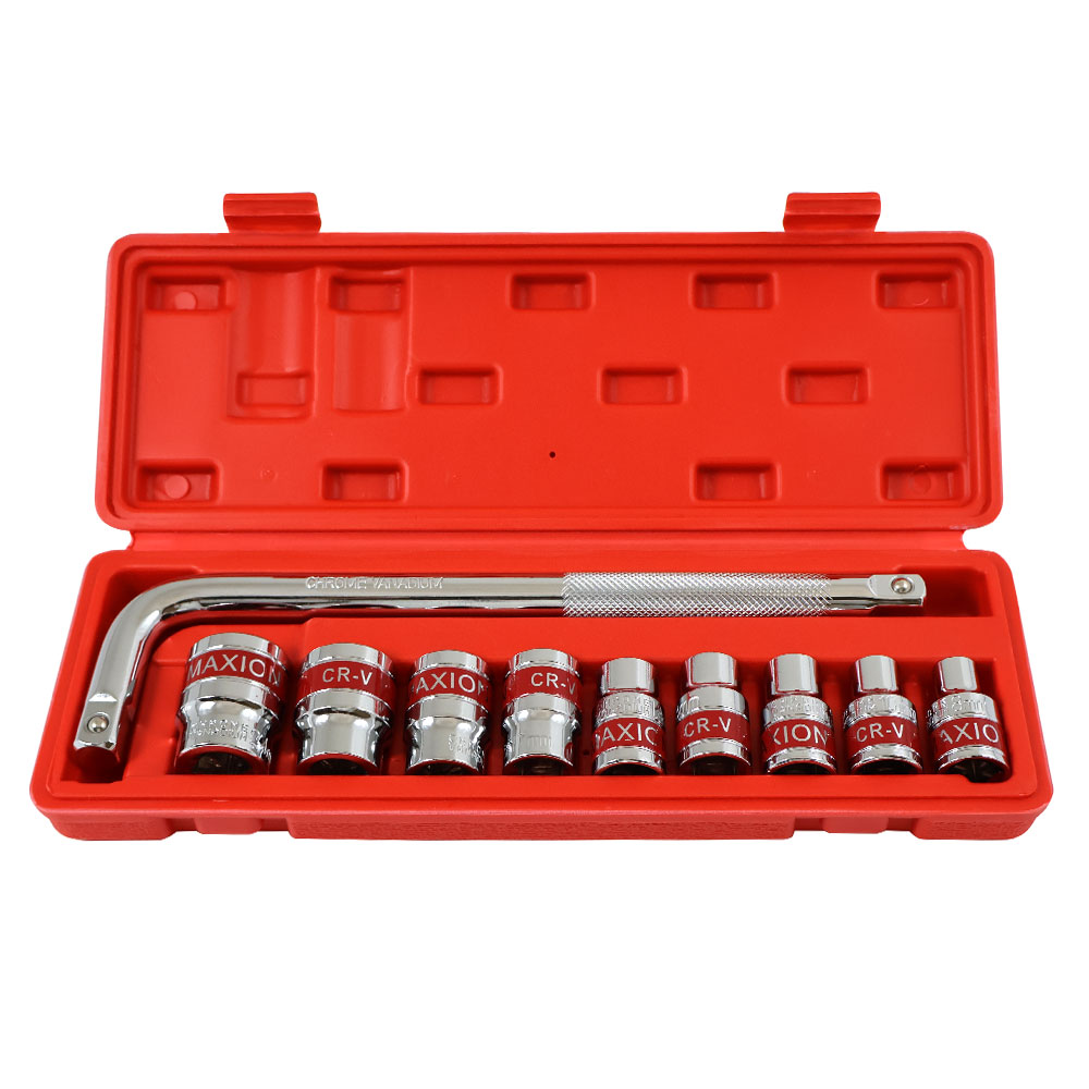 Набір інструментів 1/2”, 10 одиниць, Cr-V, MAXION MXTL- PC10