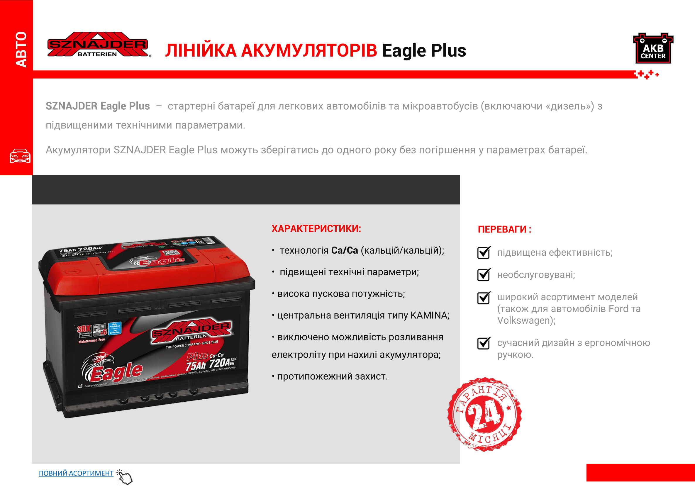акумулятори SZNAJDER